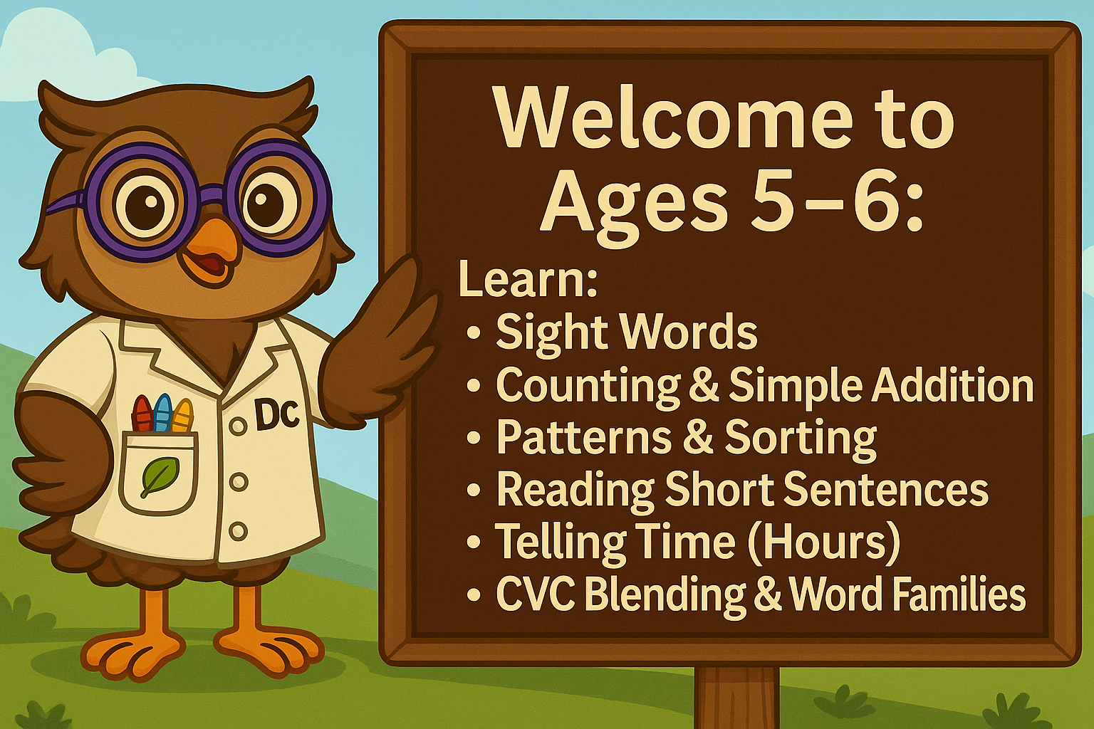 Ages 5-6 Welcome