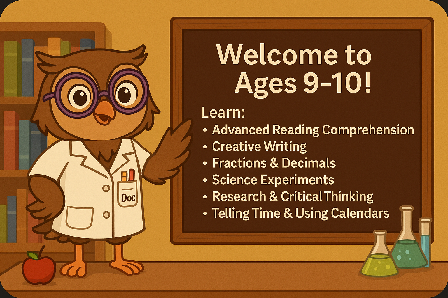 Ages 9-10 Welcome
